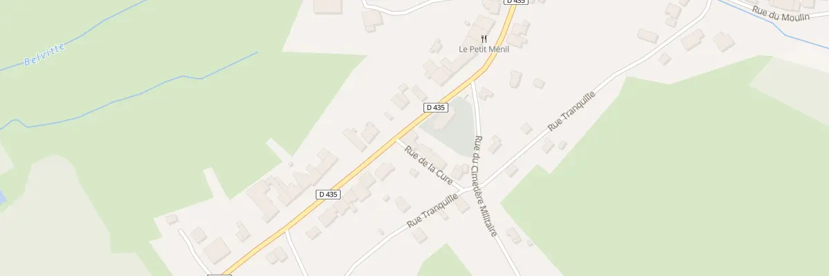 Plan du 13 Rte de Rambervillers à Ménil-sur-Belvitte