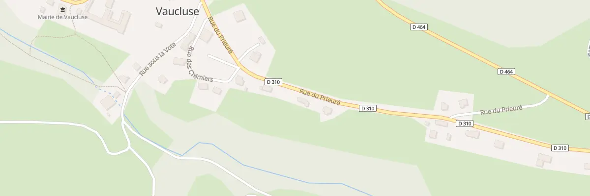 Plan du 34 Rue du Prieure à Vaucluse
