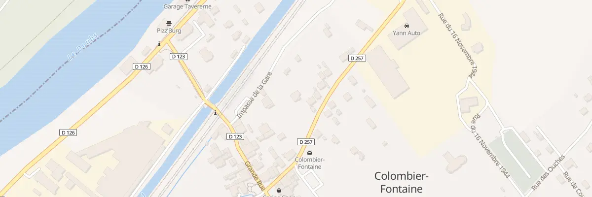Plan du 7 Rue de la Chaiserie à Colombier-Fontaine