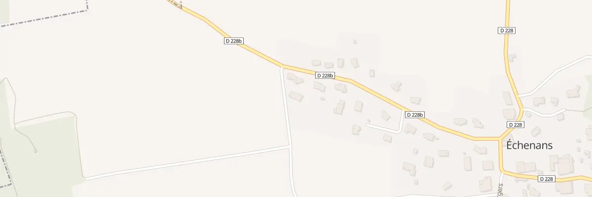 Plan du 20 Rue des Cerisiers à Échenans
