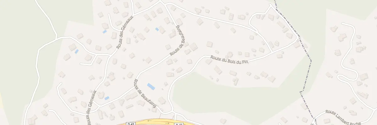 Plan de Rte du Bois du Pin au Syndicat