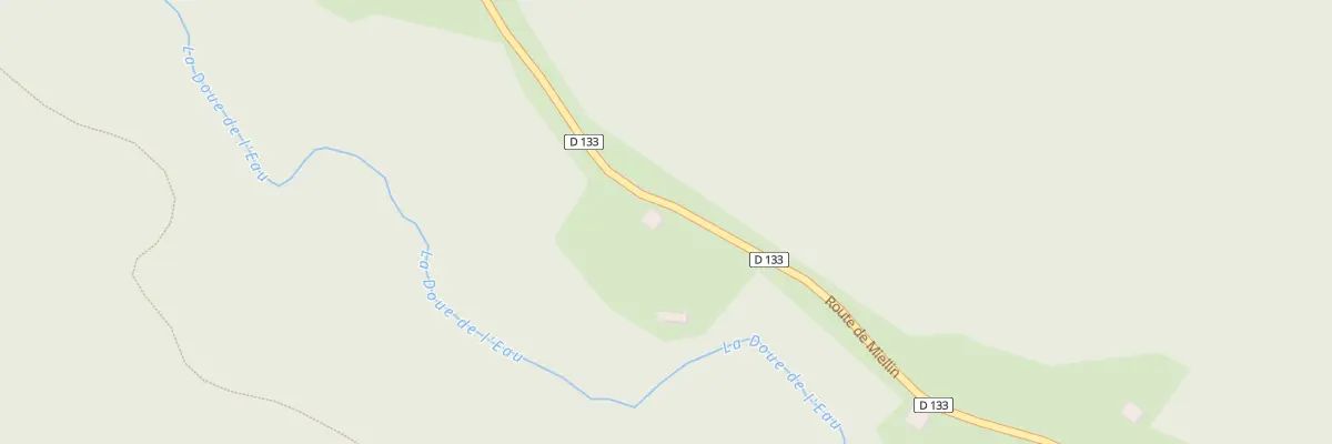 Plan du 8 La Greve à Servance-Miellin