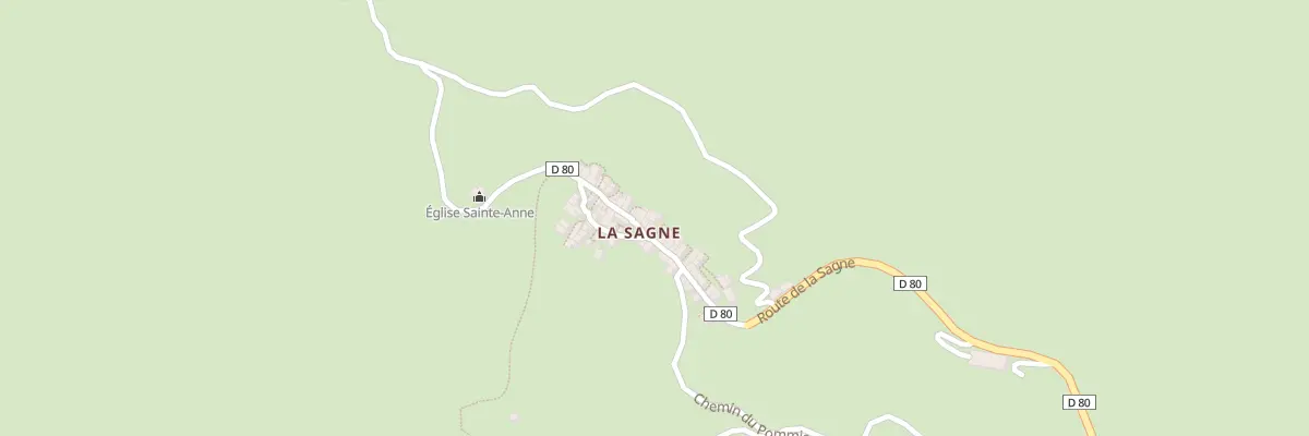Plan du 3 Che du Nouguie La Sagne à Briançonnet