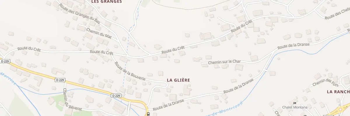 Plan du 478 Rte du Crêt à Montriond