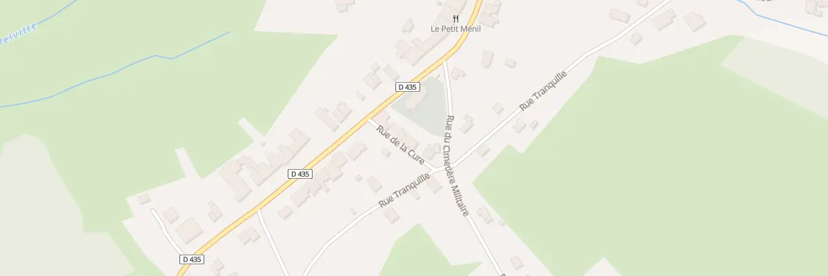 Plan du 3 Rue de la Cure à Ménil-sur-Belvitte