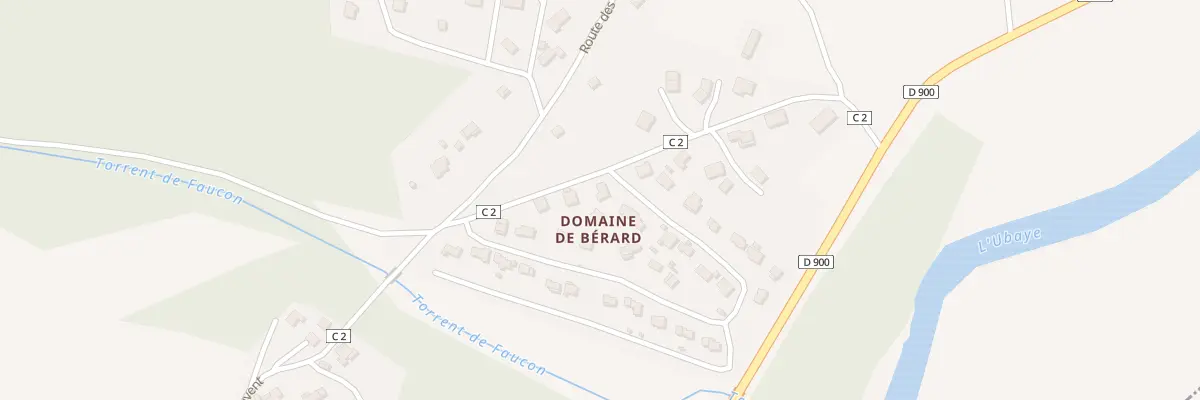 Plan du 106 Rte des Iscles à Faucon-de-Barcelonnette