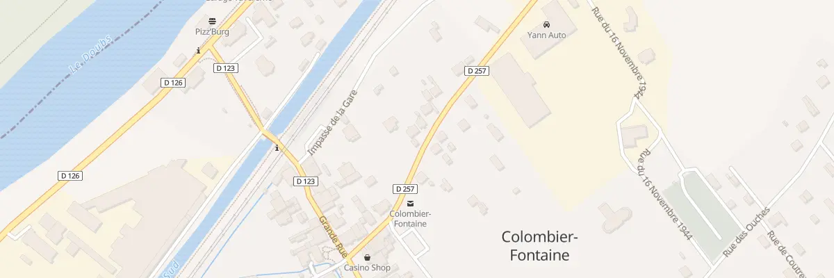 Plan du 9 Rue de la Chaiserie à Colombier-Fontaine