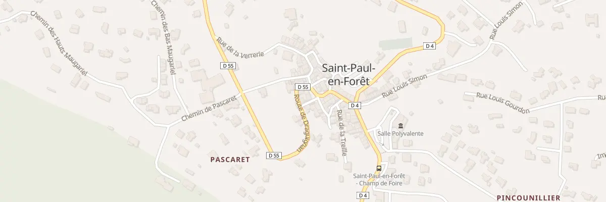 Plan du 5221 Rue du Four à Saint-Paul-en-Forêt