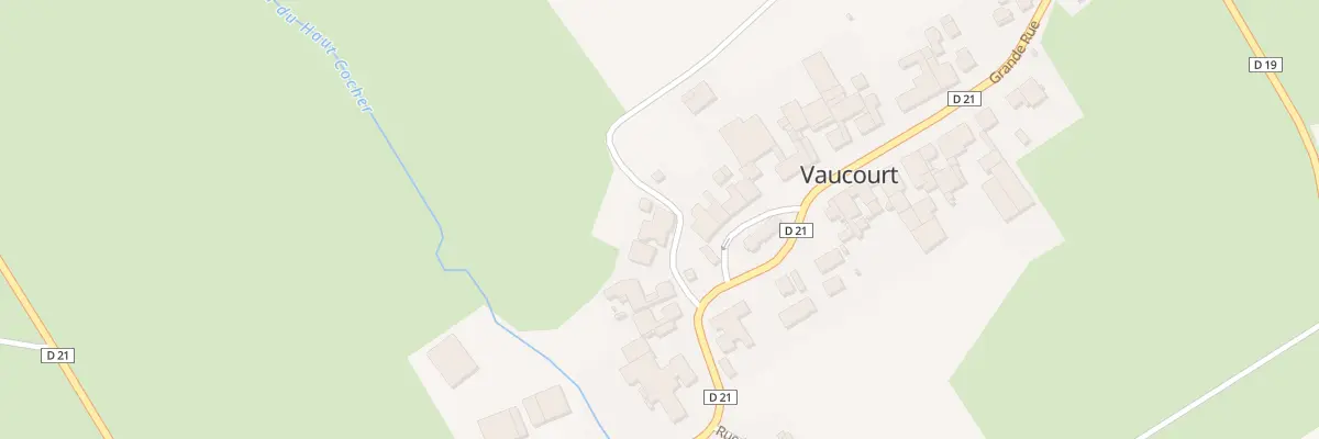 Plan du 25 Rue de la Prairie à Vaucourt