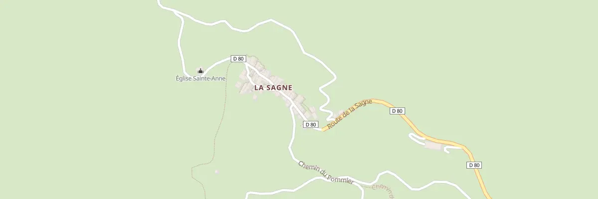 Plan du 2 Che des Nivelles La Sagne à Briançonnet
