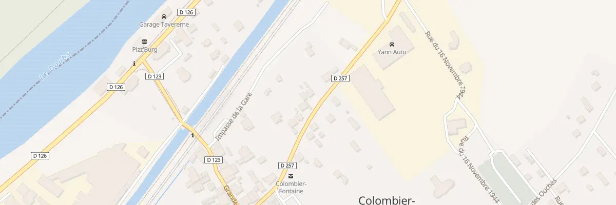 Plan du 15 Rue de la Chaiserie à Colombier-Fontaine