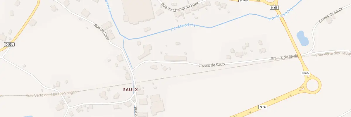Plan du 1 Rue des Envers de Saulx à Rupt-sur-Moselle