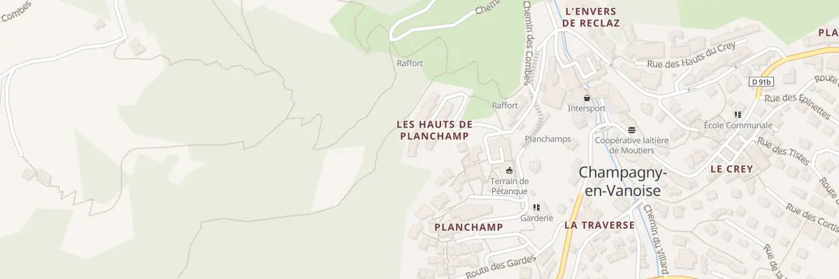Plan du 5004K Imm Les Hauts de Planchamp à Champagny-en-Vanoise