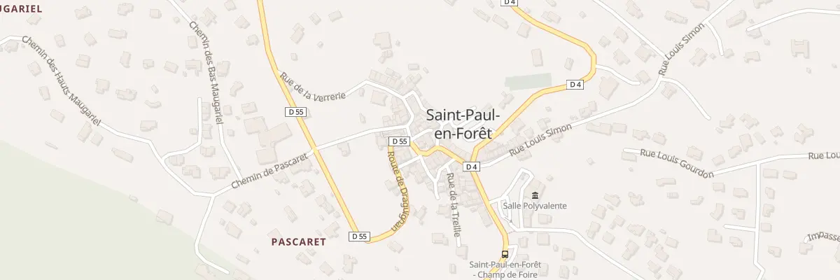 Plan du 5157 Pl de l’Eglise à Saint-Paul-en-Forêt