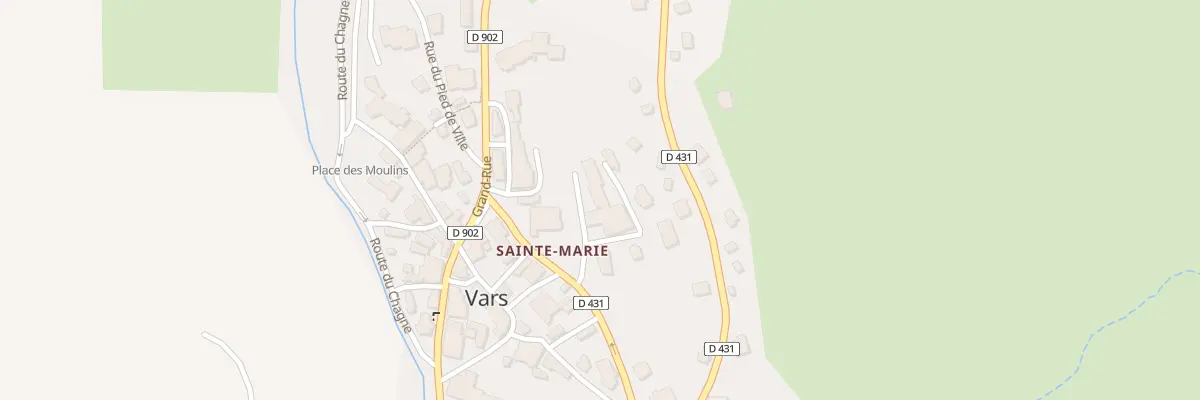 Plan du 1 Imp de la Martelle à Vars