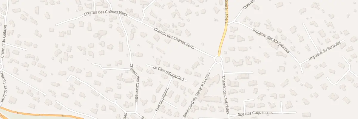 Plan du 75 Che des Chênes Verts à Puget-sur-Argens