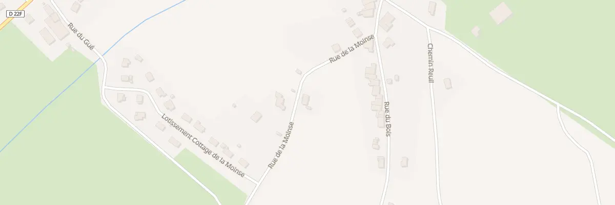 Plan du 1B Rue de la Moinse à Glonville