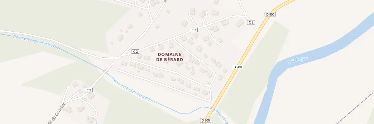 Plan du 70 Rue du Bérard à Faucon-de-Barcelonnette