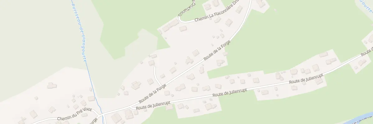 Plan du 10 Rte de la Forge à Cleurie