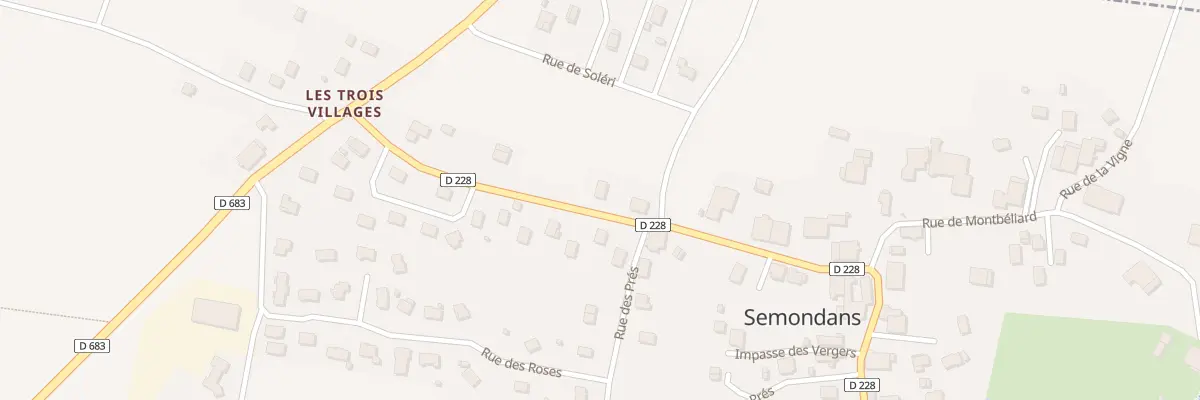 Plan du 10 Rue de la Vieille Vie à Semondans
