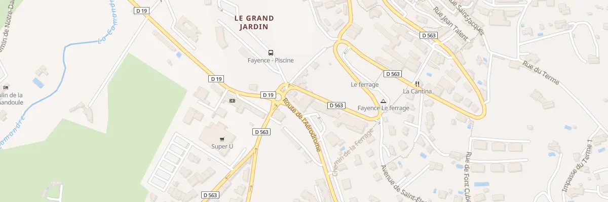 Plan du 45B Av Robert Fabre à Fayence