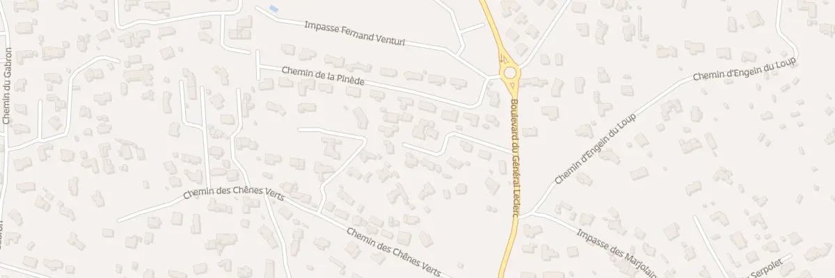 Plan du 957 Bd Général Leclerc à Puget-sur-Argens