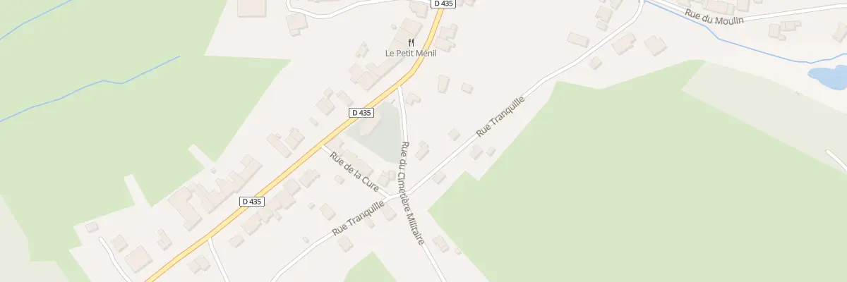 Plan du 5 Rue Tranquille à Ménil-sur-Belvitte