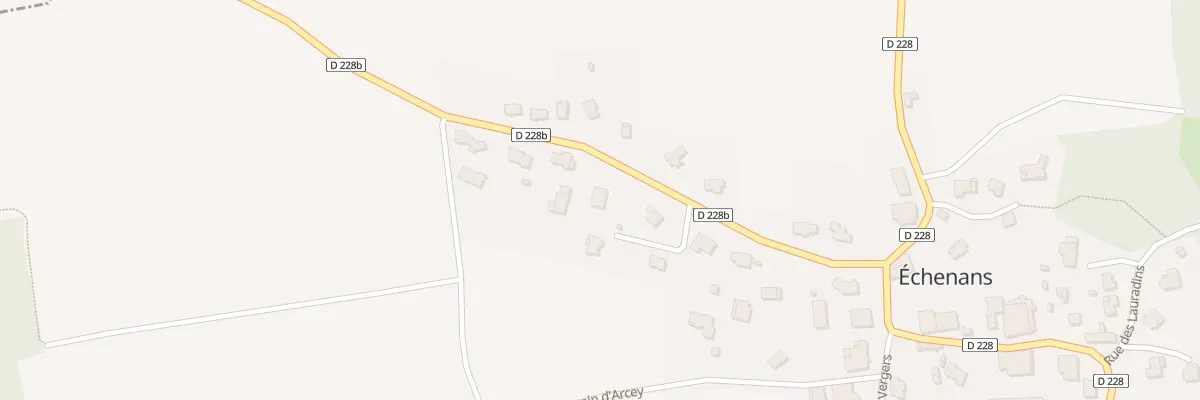 Plan du 12 Rue des Cerisiers à Échenans