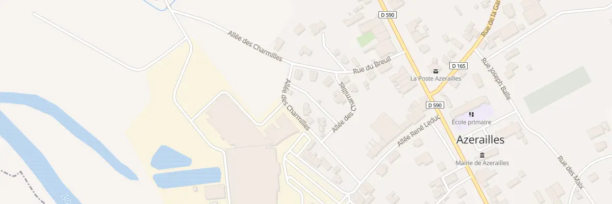 Plan du 6 All des Charmilles à Azerailles