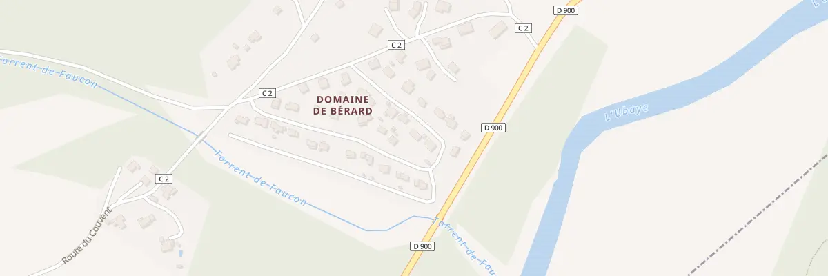Plan du 116 Rue du Bérard à Faucon-de-Barcelonnette