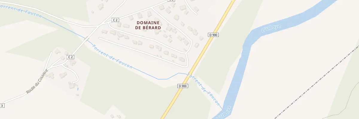 Plan du 11 Lot Lotissement du Berard à Faucon-de-Barcelonnette