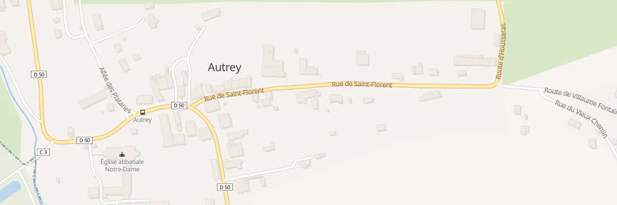 Plan du 6 Rue Saint Florent à Autrey