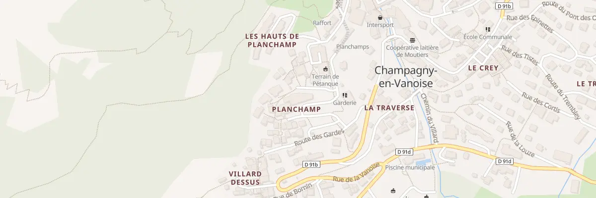 Plan du 5006R Imm Le Dahut à Champagny-en-Vanoise