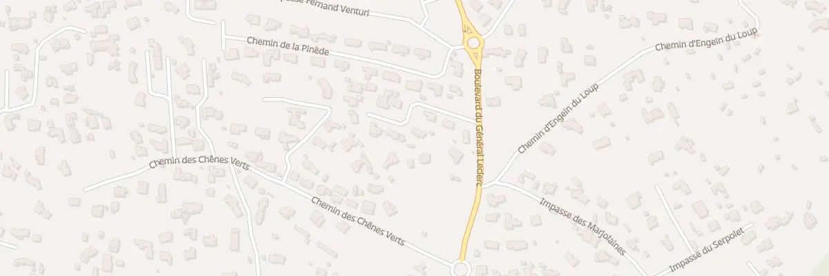 Plan du 597 Bd Général Leclerc à Puget-sur-Argens