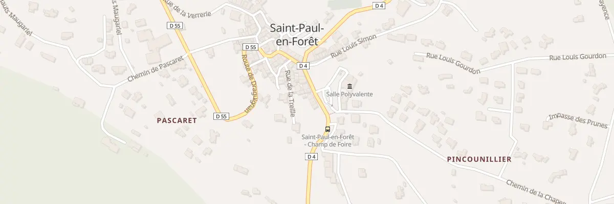 Plan du 5180 Le Village à Saint-Paul-en-Forêt