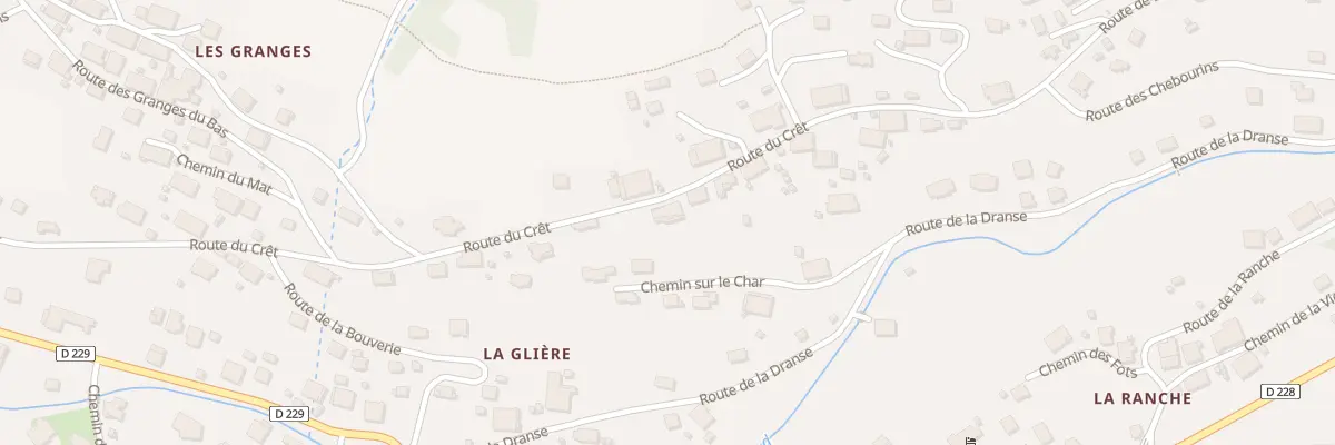 Plan du 600 Rte du Crêt à Montriond