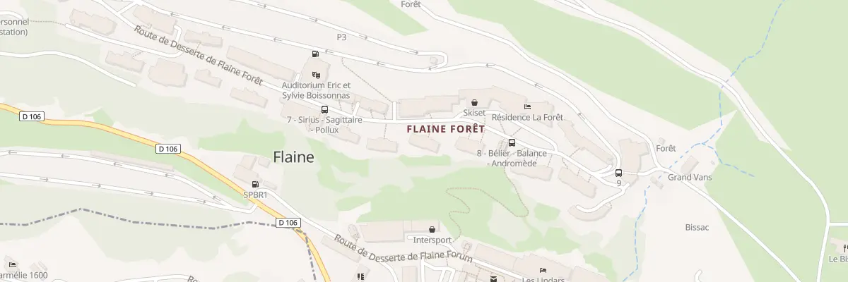 Plan du 5019A Flaine à Arâches-la-Frasse