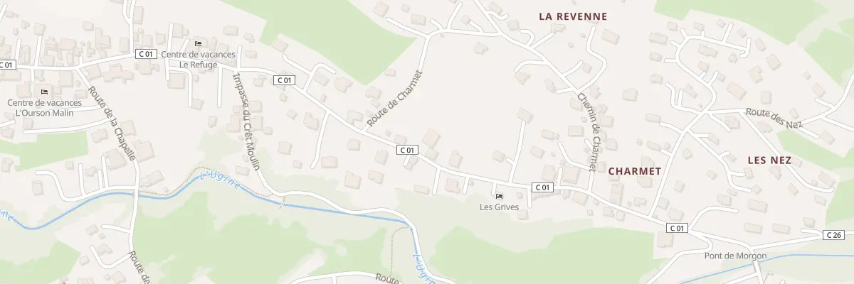 Plan du 1383 Rte de la Dent d’Oche à Bernex