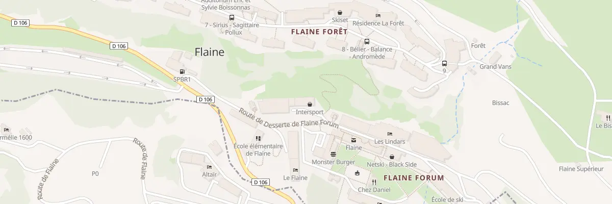 Plan du 5010F Pres de Flaine à Arâches-la-Frasse