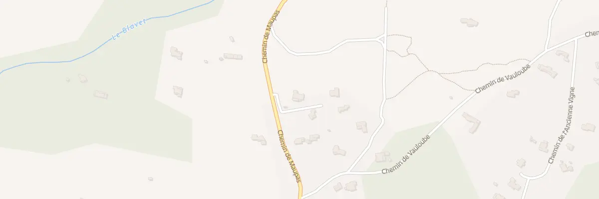Plan du 6015 La Begude à Bagnols-en-Forêt