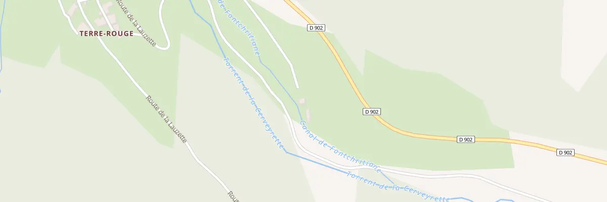 Plan du 300 Che de l’Orphe à Cervières