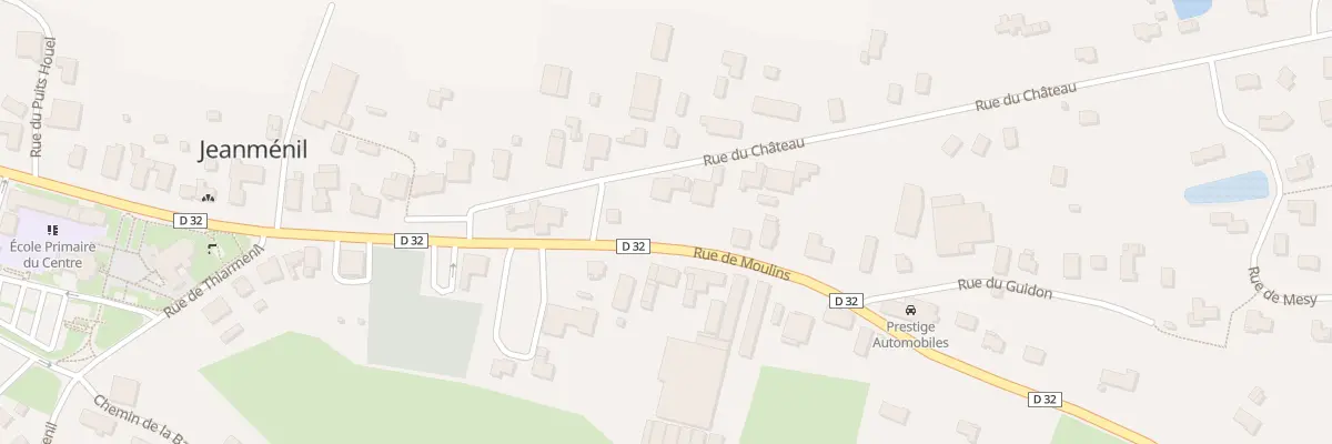Plan du 10 Rue du Chateau à Jeanménil