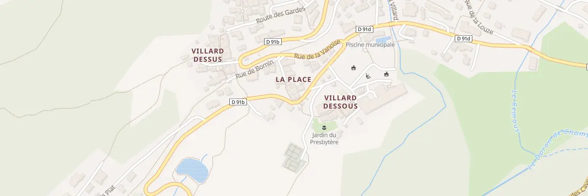 Plan du 5040 La Place à Champagny-en-Vanoise