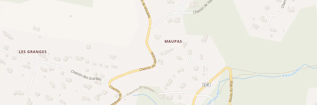 Plan du 5819 Maupas à Bagnols-en-Forêt