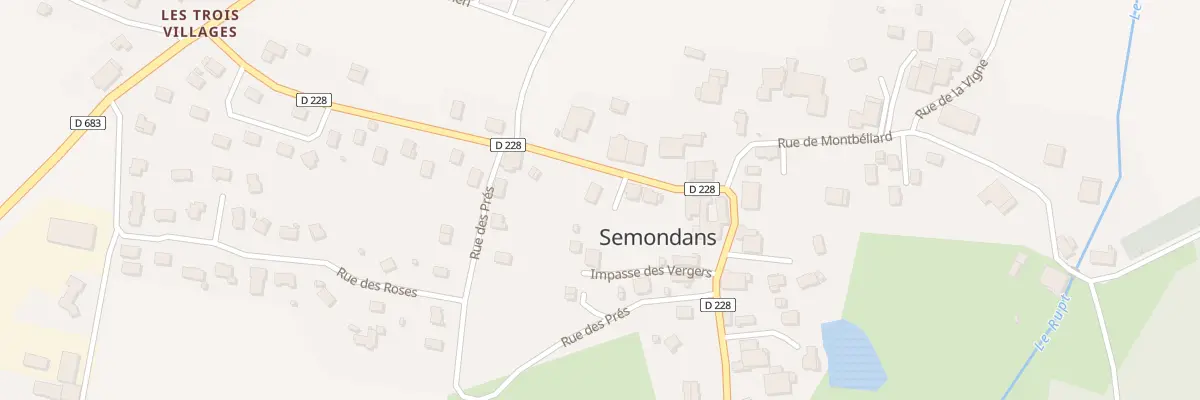 Plan du 9 Rue de la Vieille Vie à Semondans