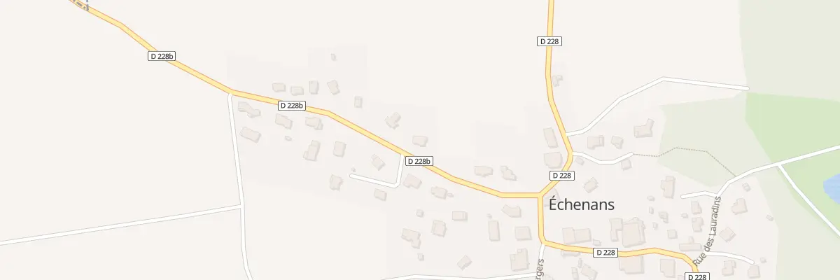 Plan du 5 Rue des Cerisiers à Échenans