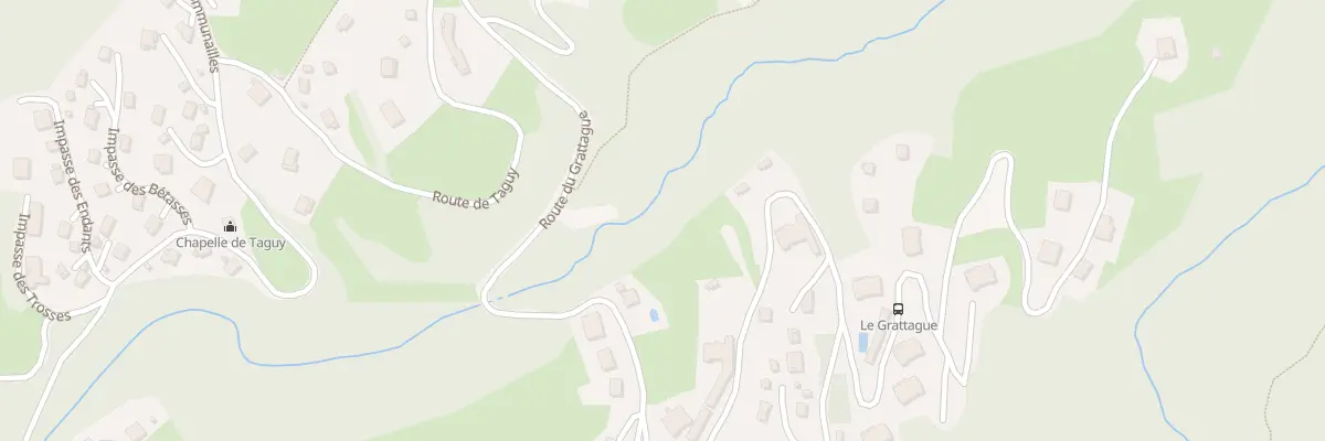 Plan du 1381 Rte du Grattague à Saint-Gervais-les-Bains