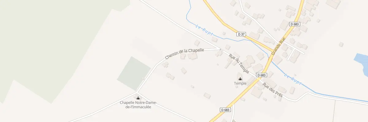 Plan du 3 Che de la Chapelle à Aibre