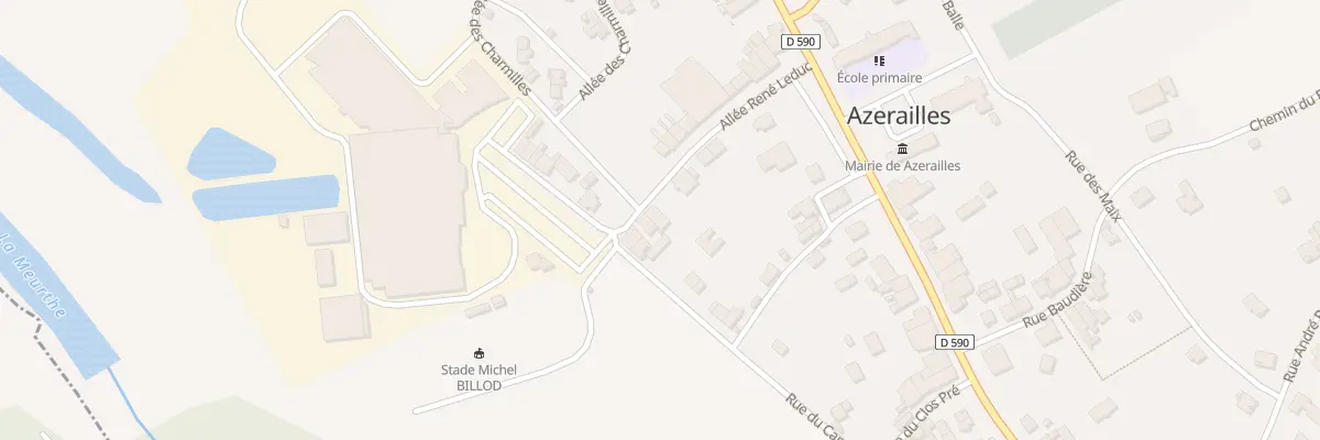 Plan du 9 All René Leduc à Azerailles