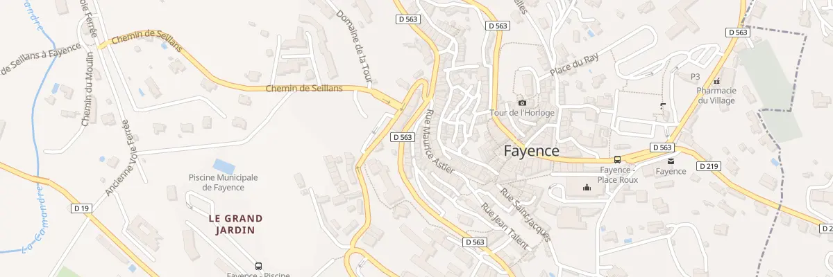 Plan du 35 Rue Maurice Astier à Fayence